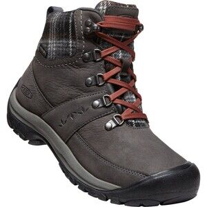NEW Keen Kaci III Sz 10 Womens Gray Leather Insulated Waterproof Winter Boots